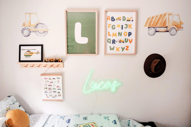 Kids Nursery Shelf (Pine Wood)